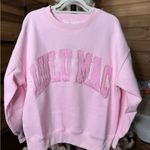 Lulu Mac Pink Sweatshirt NWT Size L Photo 0