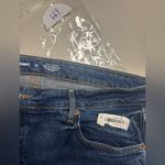 Old Navy  Extra High-Rise Sky-Hi Wide Leg Jeans Size 18 Dark Blue Denim New Photo 4