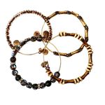 ALEX AND ANI Sepia Equinox Bangle Bracelet Set Photo 0