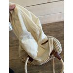 The Sak  106429 Cream Cambria Satchel Hand-Crocheted Tote Bag Photo 12