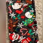 No Boundaries  Holiday Printed Sueded Leggings for Juniors - size L (10-13) Photo 2