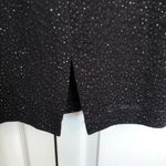 Vintage City Studio Black and Silver Glitter High Neck Mini Dress Size S Photo 7