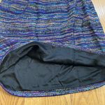 Kate Spade Kylie Jewelbox Purple Colorful Striped Tweed Mini Skirt Size 10 Photo 7