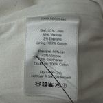 Veronica Beard Women's Size 6 Pants Linen Blend Wide Leg High Rise Ivory Photo 4