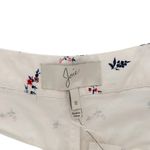 Joie  White Porcelain Floral Pleated Shorts Sz 12 Photo 1