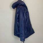Vintage Apres Sport Rain Jacket Slicker Navy Blue Siz Medium Photo 3
