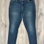 Ashley Stewart  High Rise Skinny Jeans Medium Wash Tapered Leg Denim Size 14 Photo 0