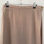 Eileen Fisher  Tan Khaki Wrap Maxi Skirt Adjustable Waist Pocket Classic‎ Size M Photo 1