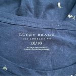Lucky Brand  Floral Boho Printed T-Shirt Size 1X Photo 3