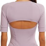 Free People  Intimately Everly Square Neck Lavender Bodysuit Size S NWT Photo 1