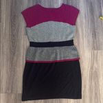 Mini Sparrow Colorblock Lambswool Mini Dress Medium Business Casual Gray Size L Photo 6