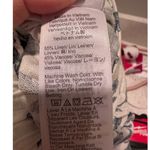 J.Crew  White Blue Floral Print Elastic Back Linen Blend Pleated Shorts Sz 6 NWT Photo 8