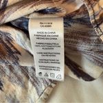 Michael Kors  Kimomo Top Ikat Sleeves Cinched Waist Women’s M No Tag Cotton Photo 2