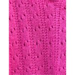 Sostanza Contemporary Apparel Vintage Hot Pink Mohair Acrylic Oversized Sweater Photo 3