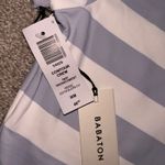 Aritzia  Babaton blue and white Contour Bodysuit Photo 2