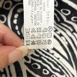 ZARA Black Beige Floral Paisley Button Up Tie Belt Fit Flare Shirt Dress Small Photo 11