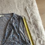 Dana Buchman ‎ Women's Size L blue Summer Sleeveless Faux Wrap midi Dress Photo 6