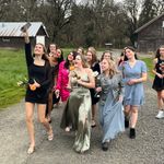 Green Satin Prom / Bridesmaid Dress Size M Photo 8