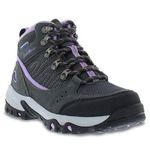 Eddie Bauer  | Helena Waterproof Hiking Boots in Grey and Purple Lace Up Trail 8 Photo 0