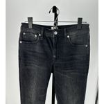 J.Crew 9” High-Rise Toothpick Jeans Black Stretch Denim Women’s Size 27 Skinny Photo 1