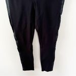 J.Crew  Size 4 Black Tuxedo 04322 Leather Pixie Legging Dress Pants Skinny Leg Photo 4