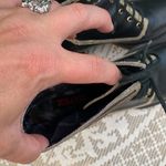 Durango  Black & Gold Leather Lace Up Booties Size 6M Photo 6