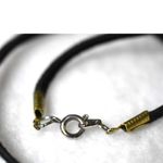 DC Comics Vintage  Batman Pendant Black Cord 16" Choker Spring Latch Necklace Photo 4