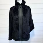 The North Face  SHERPA Fuzzy Black JACKET Full Zip with Pockets Women's Size M‎ Photo 1