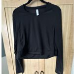 Adidas $50 SZ M MEDIUM BLACK MESH CROP COVER UP TEE LIGHT TOP STREETWEAR Photo 7