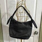 Liz Claiborne Black Leather Hobo Bag with Slouchy Design Photo 6