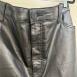 Kut From The Kloth NWOT Coated Leather Black Jeans Photo 2