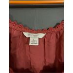 Cato  Est 1946 Peach Lace Cold Shoulder Top Size Large Photo 2
