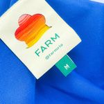 Farm Rio  Knot Cutout Maxi Dress Bodycon Long Sleeve Cobalt Blue Medium Photo 11