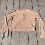American Eagle  Size Small Waffle Knit Henley Shirt Thermal Fall Brown Tan Photo 1