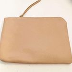 Chloé Chloe Parfum Tan Full Zip Pebbled Cosmetics Bag Wristlet Photo 3