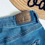 American Eagle  Distressed Curvy Midi Cutoff Denim Jean Shorts Photo 6