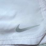 Nike Gym Shorts Womens Medium White/Lavender Dri Fit Running Sports Gym Pocket Photo 12