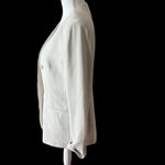 Jones New York  Cream Long Sleeve Single Breasted Blazer Career‎ Work Jacket Photo 1