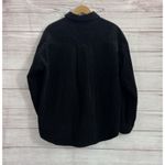 Forever 21 Oversized Corduroy BLACK Shirt Jacket Women's Retro SZ MEDIUM Photo 1