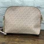 Michael Kors  Jet Set Dome MK Signature Crossbody Purse Bag French Pink Photo 1