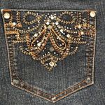 Salt Works medium‎ rise bootcut jeans Crusted Diamond Pockets Women’s Size 14 Blue Photo 3