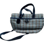 Liz Claiborne  women’s woven tote/shoulder bag - blue Photo 0