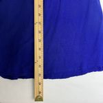 Freebird Womens Button Up Tie‎ Waist Rayon Dress Size Medium Pockets Blue Photo 5