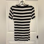 BAILEY 44 Women’s Black & White Striped Scoop Neck Short Sleeve Tee Size S Photo 1