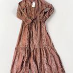 Sheridan French Bird Dress Cheetah XS Boho Coastal Cowgirl Quiet Luxury Core Photo 1