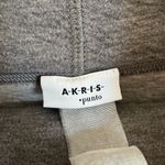 Akris Punto  gray cowl neck zipper side pullover size US8 Photo 4