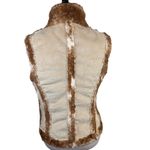 Ariat Brown Quilted Zippered Front Vest Size Medium Photo 4