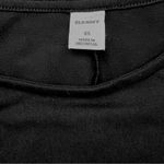 Old Navy XS Long Sleeve Solid Black T-Shirt Dress New Photo 2