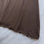 Max Studio Vintage  L Brown Tank Top Cami Babydoll‎ V-Neck Y2K Retro USA Photo 3