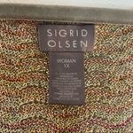 Sigrid Olsen Shell Multicolored Knit Open Front Sleeveless Tank Sz 1X NWT Photo 4